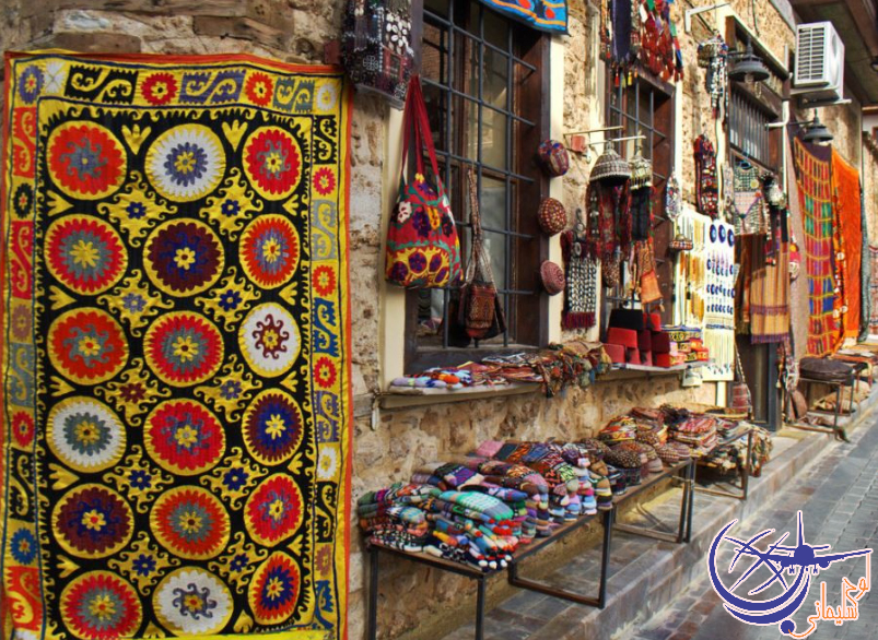 بازار فرش لیدیا سوزانی،قدیمی ترین بازار آنتالیا