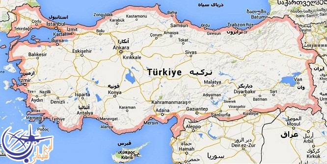 نقشه آنتالیا